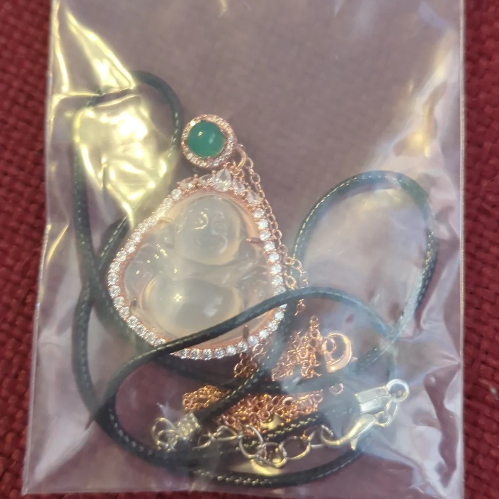 Lucky Buddha Necklace NWT